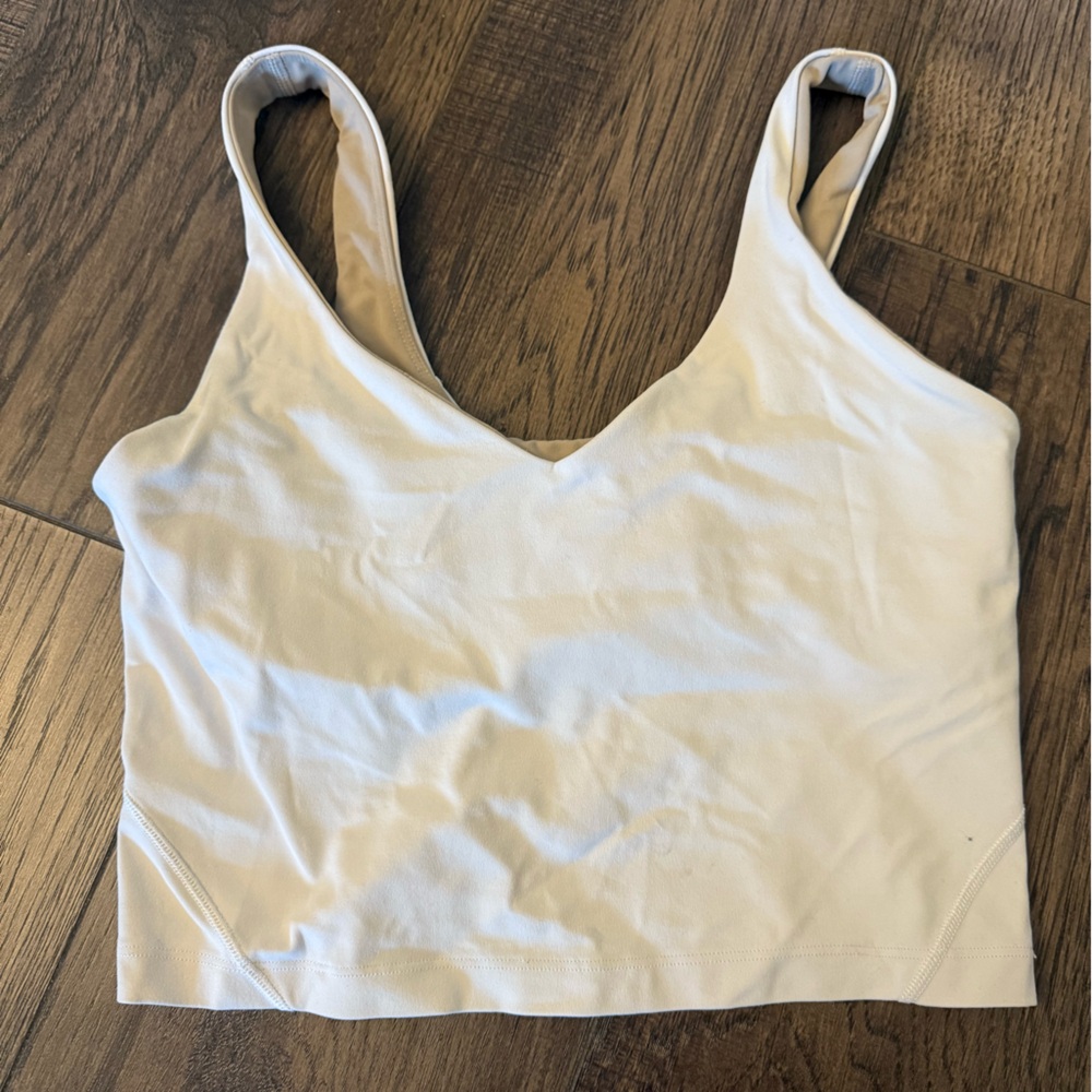 White Workout Tank